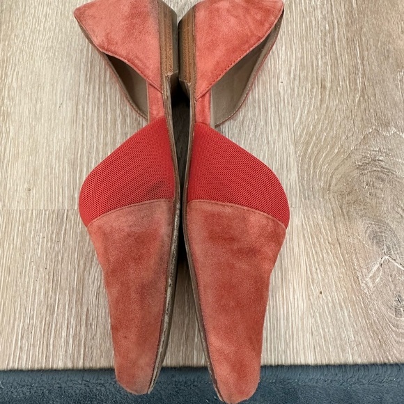 Eileen Fisher Asha-Su Suede Pink Flats in Spice, size 8 - Picture 8 of 10